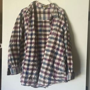 Plaid button down